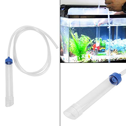 Aquarium Gravel Cleaner Siphon Tube, Fish Manual Water Changer Gravel Cleaner Siphon Tube for Cleaning and Changing Water in