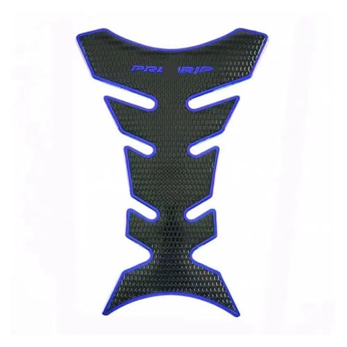 Universal Fuel Tank Sticker for Motorcycle Tank Pad Fish Bone Mat Oil Gas Tank Protector Motorcycle Cover Decal Gas Stickers Decals - color: Model C Blue
