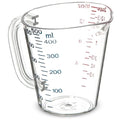 Carlisle FoodService Products 4314307 Commercial Plastic Measuring Cup, 1 Quart, Clear (Pack of 6) - size: 1 Quart, style: 6 Pack