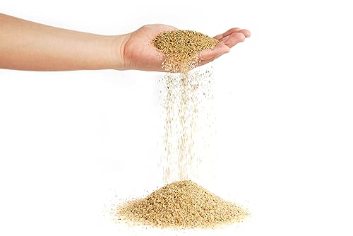 LANDEN Namale Aquarium Sand 44 lbs(12L), Super Natural for Aquarium Landscaping, Cosmetic Sand for Plant Tank, Fine Grain Natural Color River Sand for Freshwater or Blackwater Biotope Tank - size: M,3Lx4pks(44lbs)