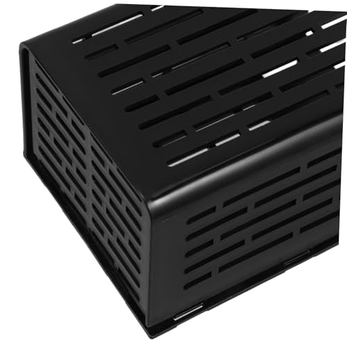 ibasenice Aquarium Plant Anchor Wall Mount Fish Tank Hydroponic Baskets for Freshwater Live Aquatic Plant Cup - color: Black
