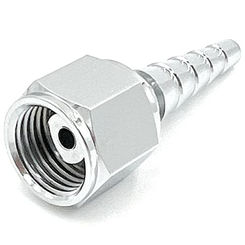 1pk Metal Oxygen Tubing Swivel Nipple Christmas Tree Connector (Pack of 5) - size: 0.25 Inch (Pack of 5)