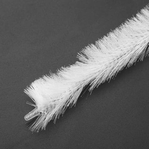 Aquarium Filter Brush, Cleaning Brush Aquarium Fish Tank Pipe Brush Pump Hose Brush Flexible Bristles Hose Pipe Cleaner with Stainless Steel Long Tube