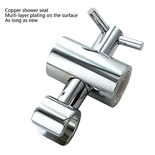 Zinc Alloy Replacement Hand Held Shower Bracket for Slider Height & Angle Adjustable Sprayer Holder On Slide Bar