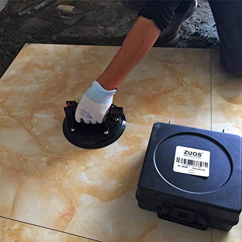 8" Glass Suction Cup Heavy Duty Hand-held Glass Lifter, Powerful Industrial Vacuum Lifter with handle for Granite Lifting &Window Replacement, 520 lbs Load Capacity/Carring Case - size: 8" Plastic Suction Cup