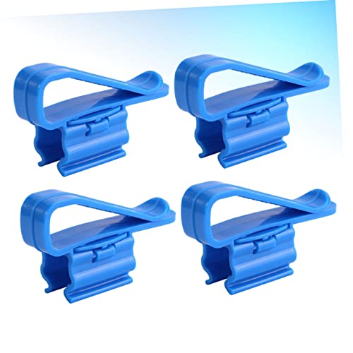 COLLBATH 4pcs Aquarium Filtration Hose Clamp Set Fit for Fish Tanks Buckets Easy to Attach Stabilize Water Hose - size: 8.50X2.60X1.80CM