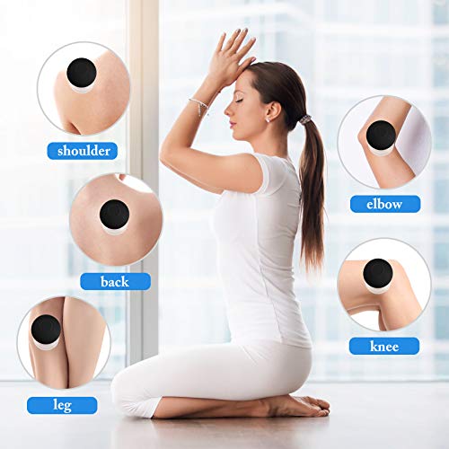 BBTO 4 Pieces Glass Cupping Set Glass Silicone Cupping Cups Massage Vacuum Suction Cupping Cups for Body Face Leg Arm Back Shoulder Muscle and Joint Pain (Black) - color: Black
