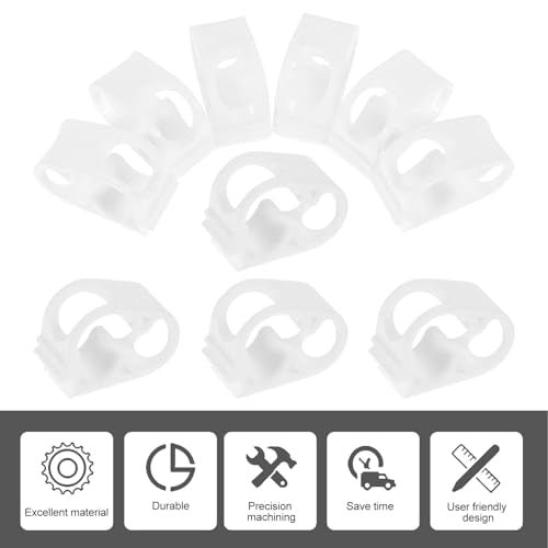 10 Pcs Silicone Tube Clamps Flow Regulator Shut Off Clips for Siphon Hose Water Flow Control Tubing Clips for Plumbing and Industrial Use