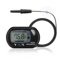 Aquarium Thermometer with Large LCD Display Fahrenheit/Celsius(℉/℃) Fish Tank Thermometer for Aquarium Reptile Terrarium Digital Water Thermometer with Suction Cup