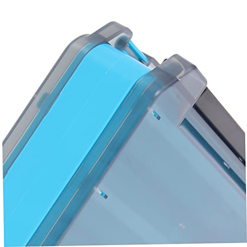Happyyami Fishing Kit Bait Box Storage Fishing Accessories Containers Sturdy Impact-resistant - color: Sky-blue