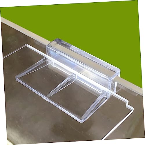 BESPORTBLE Fish Tank Lid Support Bracket Acrylic Clips 6 Pack 8mm Thick for Aquarium Glass Covers
