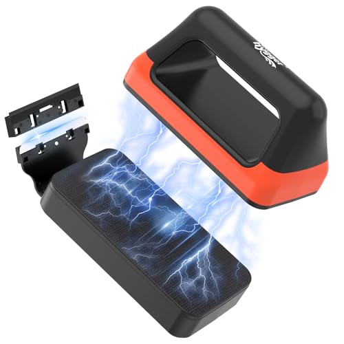 hygger Fish Tank Magnetic Glass Cleaner Two Detachable Algae Scraper for Aquarium Fish Tank，Floating Scrubber Brush Glass Algae Magnet Cleaning Tool for Large Aquariums Tank