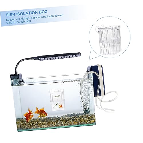 3pcs Fish Breeding Box Aquarium Breeder Box for Small Tanks Fish Acclimation Hatching