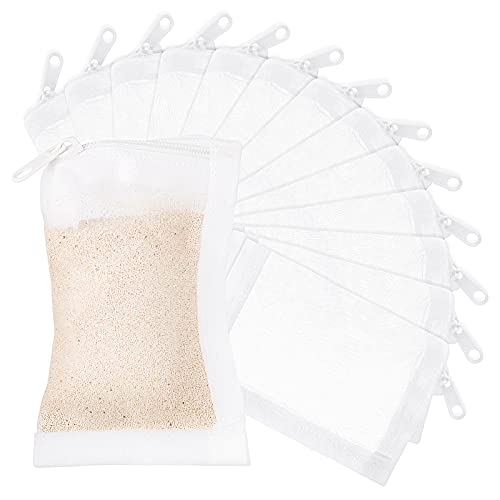 15 Pcs Aquarium Filter Media Bags 150 Micrometer Fine Filter Bags Mesh Reusable with Zipper for Activated Carbon Resins (2.4 x 4 Inch) - size: 2.4 x 4 Inch