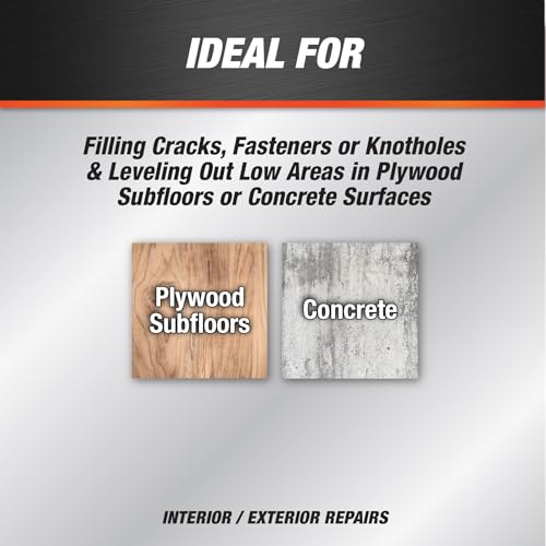 DAP Flexible Floor Patch and Leveler, Light Gray, 32 Oz (7079859184)