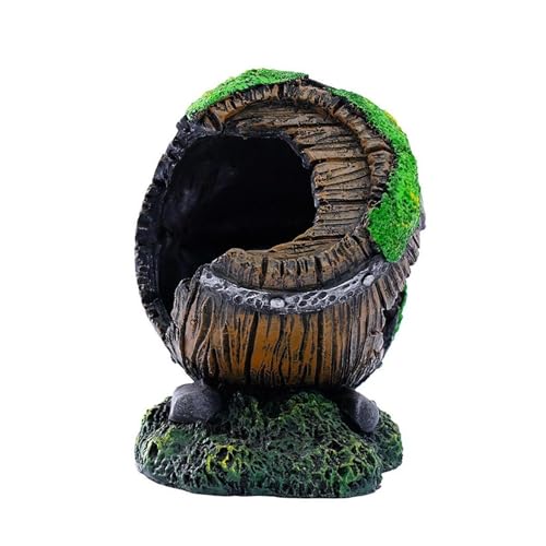 Broken Barrel Aquarium Decoration Art Crafts Figurine for Lawn Yard Garden