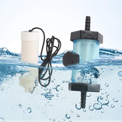 FABULETTA Electric Cleaner, USB Siphon Pump for Aquarium Fish Tank Cleaning, Quick Water Change Tool for Freshwater and Seawater Environments(5 Meter) - size: 5 Meter