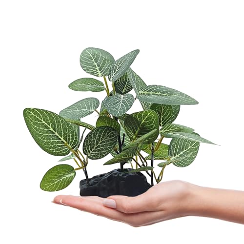 Silk Aquarium Plants, Artificial Fake Aquarium Plants Small Betta Fish Tank Plants Plastic Realistic Decorations Set 5PCS (Style B) - size: Style B