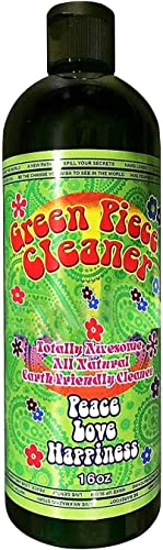 Green Piece® Glass Cleaner 2 Bottles (Made in USA) - All Natural Earth Friendly Multi-purpose Cleaner for Metal, Ceramic, Water Pipe 16 oz - style: 3. 16 Fl Oz (Pack of 2)