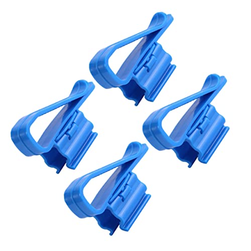 COLLBATH 4pcs Aquarium Filtration Hose Clamp Set Fit for Fish Tanks Buckets Easy to Attach Stabilize Water Hose - size: 8.50X2.60X1.80CM