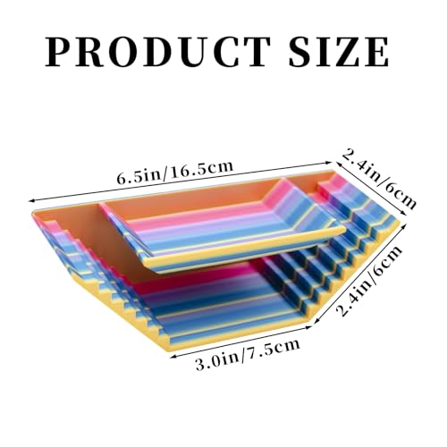 Fish Tank Accessories, Resin Viewing Rainbow Aquarium Shrimp Cave, Tunnel Cave & Hideout for Aquarium, Fish Tank Decorations for Small Shrimp