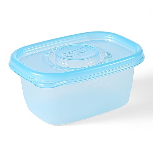 Glad Food Storage Containers - Glad FreezerWare Container - Small - 24 Ounce - 4 Containers - size: 4 Count (Pack of 1)