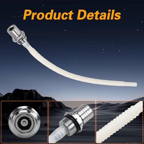 EFI Fuel Check Valve Assembly Compatible with Harley-Davidson Softail Fat boy/Heritage/Deluxe/Deuce/Night Train/Standard/Springer 2001-2007 Replace# 62189-01A