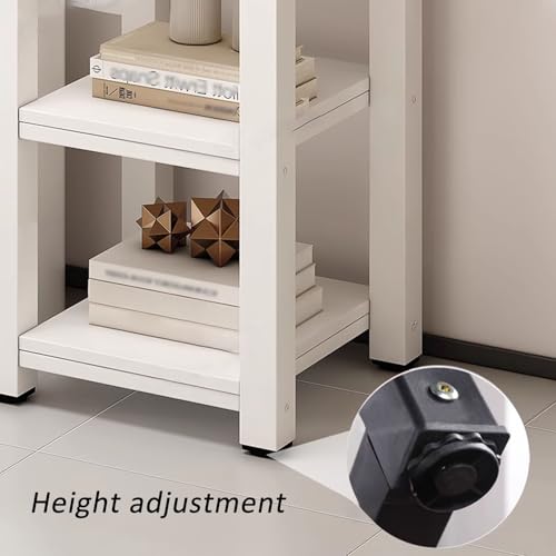 Robot Vacuum Cleaner Storage Rack,Robot Vacuum Stand Rack with Storage - Floor-Standing Cabinet for Sweeping Robot, Hidden Vacuum Organizer with Slate Desktop, Fish Tank Shelf (47.2"x15.7"x2