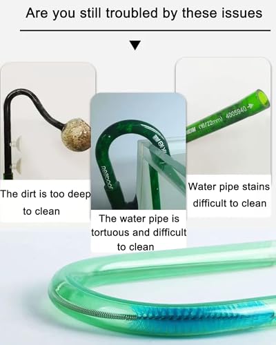 Flexible Long Drain Brush 61in Nylon Cleaner Double Ended Hose Tube Stainless Steel Pipe Brush 10 PCS 8.2in Straw Cleaning Brush - size: 61in