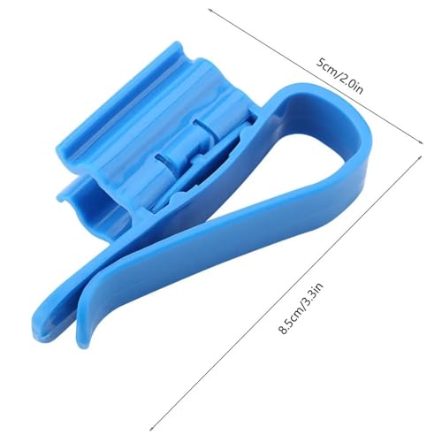 Aquarium Hose Holder 15Pcs Adjustable Water Pipe Tube Clamp Plastic Multifunction Aquarium Holder Blue Hose Fish Tank
