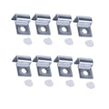 Leadigol 8PCS Fish Tank Brackets,Glass Lid Clips Aquarium Cover Holder Aquarium Cover Holder Replacement Support Holder