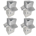 7x6x10'' Small Insulated Shipping Boxes with Liners, 4 Pack Small Cold Shipping Boxes, for Perishable Frozen Food, White (TB7610L-4) - size: 7x6x10'', style: 4 Pack