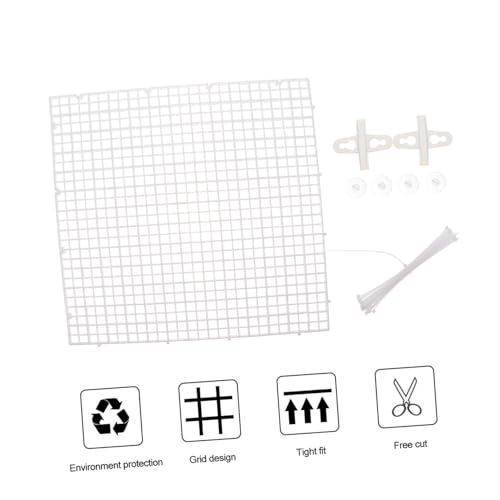 1set Fish Tank Isolation Panel Aquarium Divider Clips Cable Ties for Mixed Breeding and Easy Installation