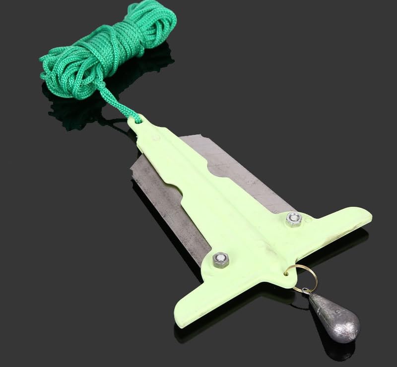 Pack of 1 Fishing Anchor Knife for Weeding Fishing Weeding Tools Aquatic Grass Cutter Multipurpose Collapsible Aquatic Plants Remover Tool