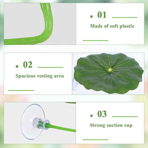 3 Pcs Betta Fish Leaf Hammock Soft Betta Bed Bettas Plastic Fish Hammock Aquarium Decor Betta-Fish Tank Decoration Plants Practical Resting Spot for Sleeping Resting Hiding Playing