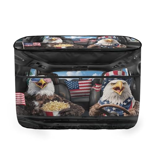 American Funny Eagle Travel Trailer Propane Tank Cover Tanks Dust-Proof Sun Protection Fit for Gas Dual 20lb Weather Resistant Cylinder Cover - color: American Funny Eagle, size: S(20LB)