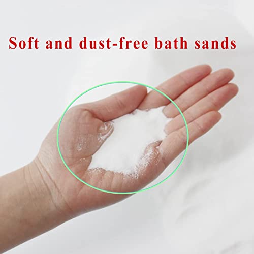 Hamster Bath Sand, 3lb Dust Free Desert Sand or Potty Litter Sand for Hamster Chinchillas Gerbil Syrian Mice Small Animals - color: White, size: 3lb