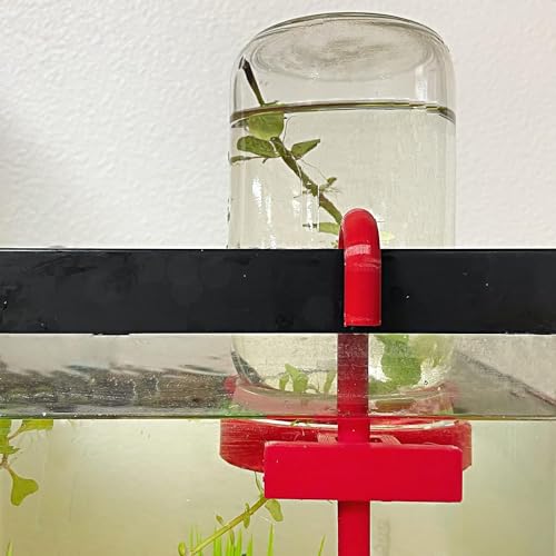 Aqua Cove - Black Inverted 32oz Mason Jar Holder for Aquariums