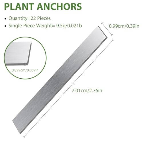 22Pcs Aquarium Plant Weights for Fish Tank - Aquarium Plant Anchors Live Plants Fixed Ring Base, Weighted Blocks to Hold Aquatic Live Plants Underwater - size: 22PCS