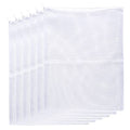 JIHAQUA Aquarium Filter Bags Large - Reusable Fish Tank Filter Media Mesh Bags with Plastic Zipper (14 x 18 inch (6 Pack)) - size: 14 x 18 inch (6 Pack)