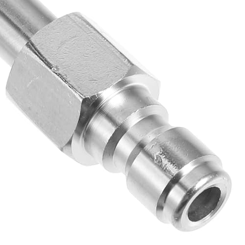 VANZACK 90 Degree Curving High Pressure Water Gun Spray Lance Extension Bar 1/4 Quick Connect Replacement Wand for Car Wash Home Cleaning Agricultural Irrigation