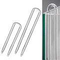 Glass U Shape Tube for Aquarium Air Pump Fish Tank Aquarium CO2 Diffuser Connect Tube 2PCS - size: Glass