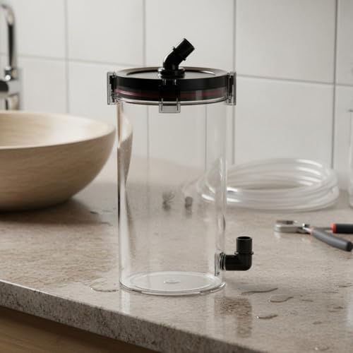 Non Powered Prefilter Canister Strainer Exceptionally Quiet Aquarium Canister Strainer High-Efficiency Water Cleaning Pet Care Planted Tank, 12MM Pre-Filter Bucket with Built-in Filter Cotton - style: 12MM Pre-filter Bucket With Built-in Filter Cotton