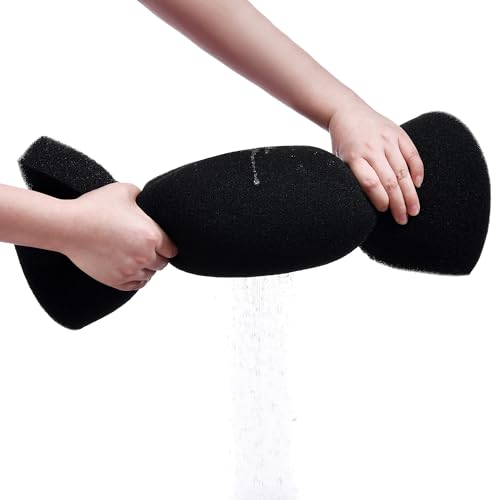 Aquarium Filter Bio Sponge Pad, Foam Sponges Filter Media, Cut fit it Filter Accessories for Fish Tanks and Ponds (18"x18"x1.6" (20PPI) 2 Pack) - size: 18"x18"x1.6" (20PPI) 2 PACK