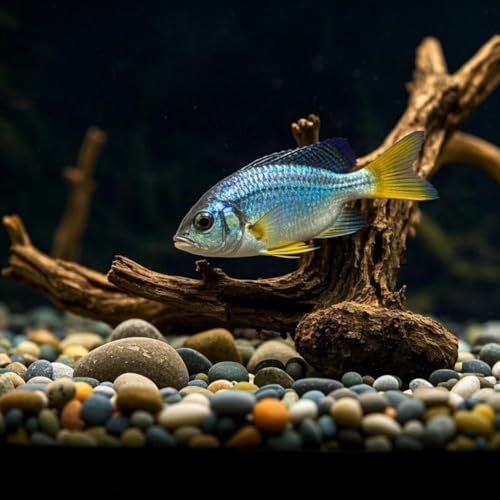 Driftwood for Aquarium Decor, Fish Tank Decor, 6 Pcs Reptile Branches, Drift Wood for Fishtank, Aquarium Hardscape, Crafts, Betta Fish Decor, Reptiles Driftwood Branch (Driftwood 2-8 Inch (Pack of 6)) - size: Driftwood 2-8 Inch (Pack of 6)