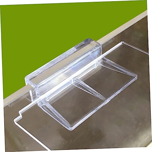 BESPORTBLE Fish Tank Lid Support Bracket Acrylic Clips 6 Pack 8mm Thick for Aquarium Glass Covers
