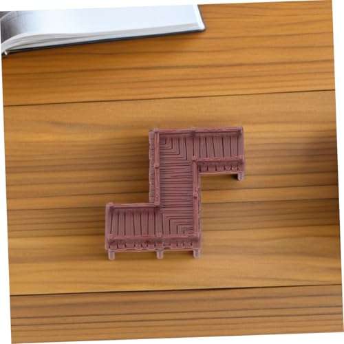 4pcs Mini Fairy Garden Bridges Small Arch Z Shape for Terrarium Decor Aquarium Decoration Ornaments Charming Chinese Architectural Style for Use