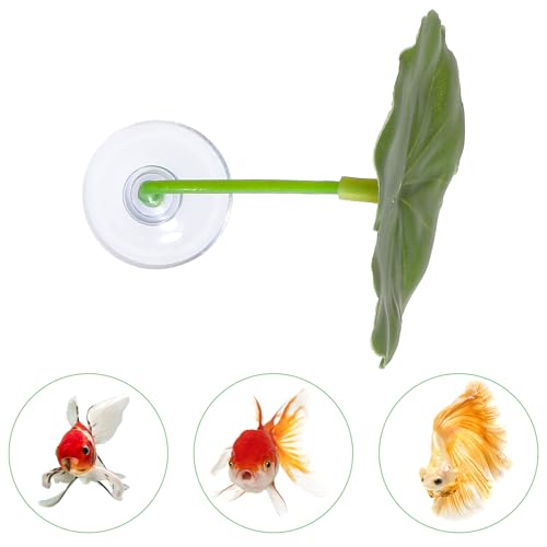 3 Pcs Betta Fish Leaf Hammock Soft Aquarium Decor Plastic Plants Practical Resting Spot Betta Fish Tank Decoration for Sleeping Resting Hiding Playing