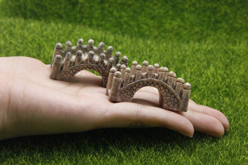 Miniature Fairy Garden Decoration Accessories Garden Sculptures Statues,Yard Decor for Outside Gnomes Outdoor Decor for Patio - size: Bridges