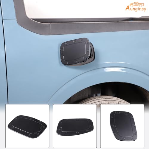 Aunginsy Compatible Ford Maverick 2022-2024 Gas Tank Door Cap Protect Cover Accessories - color: Matte Black